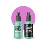 wholesale luxury plastic mist spray bottle 30ml green pet spray bottle for alcohol disinfectant