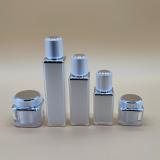 Acrylic bottle and jar set