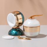 30g+50g  30g+30g double pot cream jar with a spatula