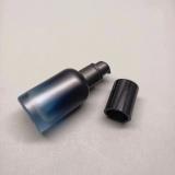 Cylinder empty black 30ml glass cosmetic bottle for lotion/Skin Care Serum