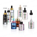 30ml super thick bottom cylinder fat glass serum cosmetic dropper bottle