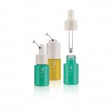 Colorful Mini glass tube bottle press dropper bottle for serum essential oil bottle 10/15ml