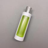 Double wall Green PET plastic lotion pump bottle facial clean toner spray bottle cosmetic packing 30/60/120ml