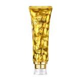 Shiny gold Squeeze cosmetic cream packaging tube plastic container with acrylic screw cap 100g wholesale