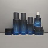 30ml 50ml 100ml Transparent Glass Lotion Pump Bottle Luxury Cosmetic Personal Care Skin Cream Jar
