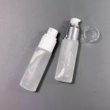 Frosted glass lotion pump bottle serum glass cosmetic bottle with cap 30ml