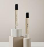 Glass roll on perfume bottle cosmetic frosted bottle perfume oil roll on glass bottle with roller ball 10ml
