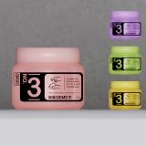 200g round shoulder PCR PET plastic jar cosmetic jar for cosmetic