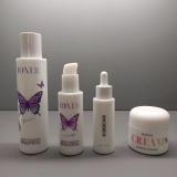 New popular custom 3D printing glass cosmetic bottle/jar for lotion/cream