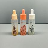 Colorful matte gradient green glass dropper tube bottle 15/20/30ml