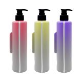 350ml HDPE plastic visible line shampoo and conditioner bottle body washing package