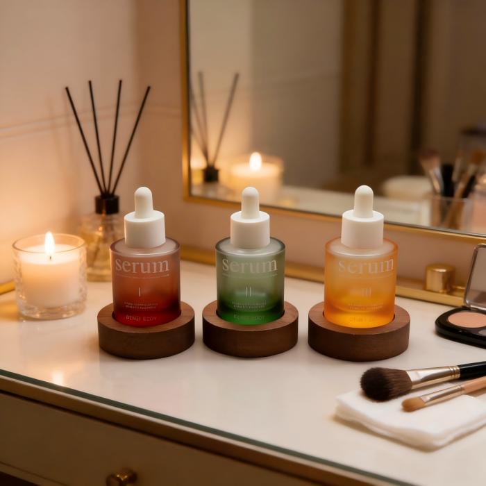 Custom Color Luxury 30ml Frosting Glass Dropper Bottle Empty Essential Oil Bottle Skincare Serum Packaging Silk Screen Printing Custom Color Luxury 30ml Frosting Glass Dropper Bottle Empty Essential Oil Bottle Skincare Serum Packaging Silk Screen Printing