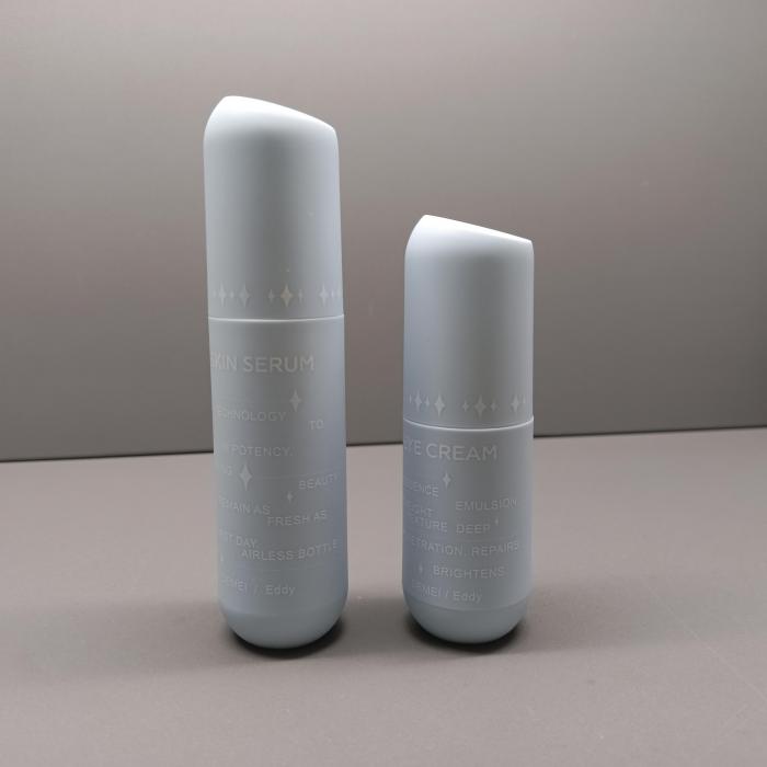 Factory Custom 30ml 50ml Plastic Airless Cosmetic Packaging Bottle Personal Skincare Cream Essence Containers for Hot Selling Factory Custom 30ml 50ml Plastic Airless Cosmetic Packaging Bottle Personal Skincare Cream Essence Containers for Hot Selling